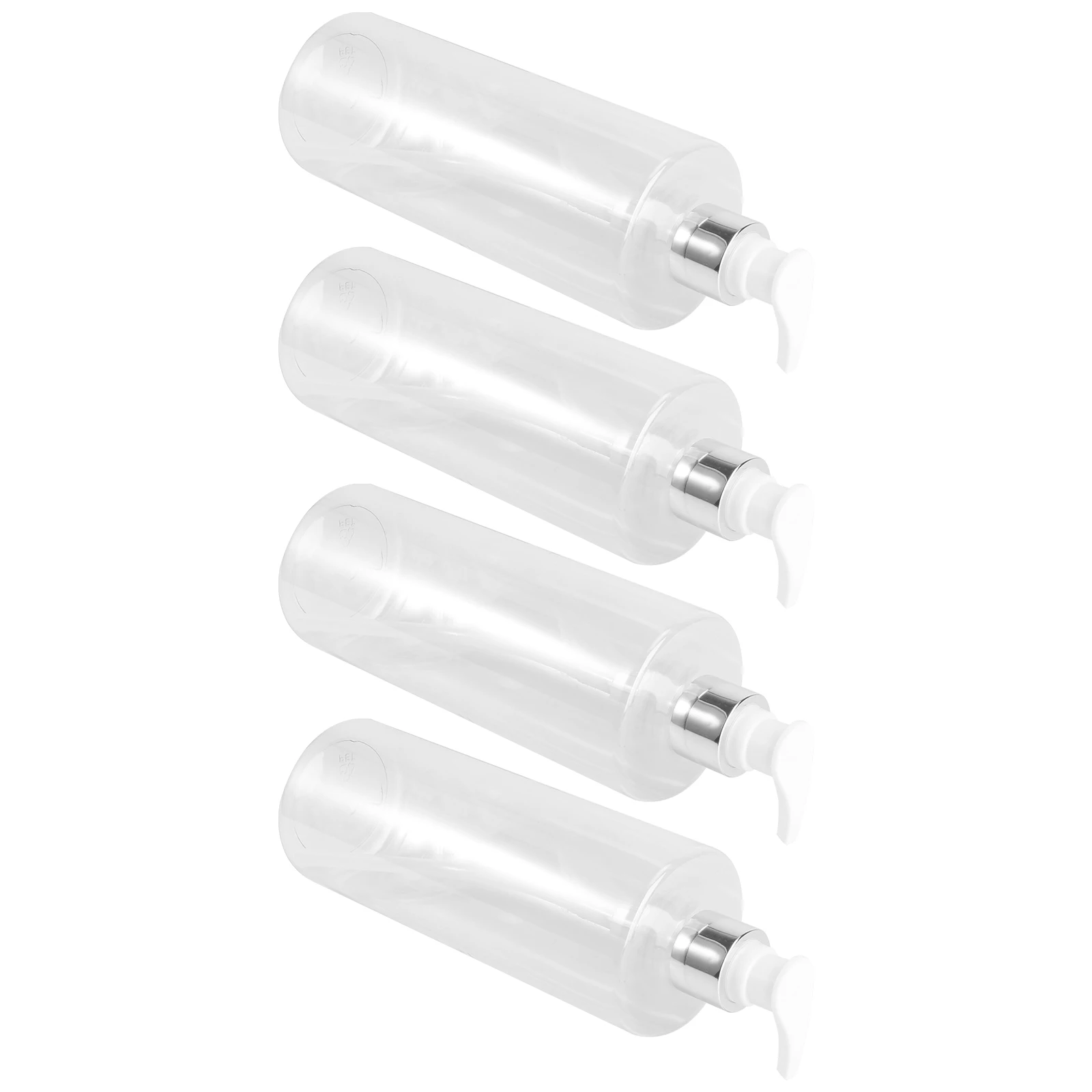 

4 Pcs Bottles Toiletries Containers Shampoo Bootle Refillable Shampoo Lotion Storage Travel Home Lotion Bottle Use