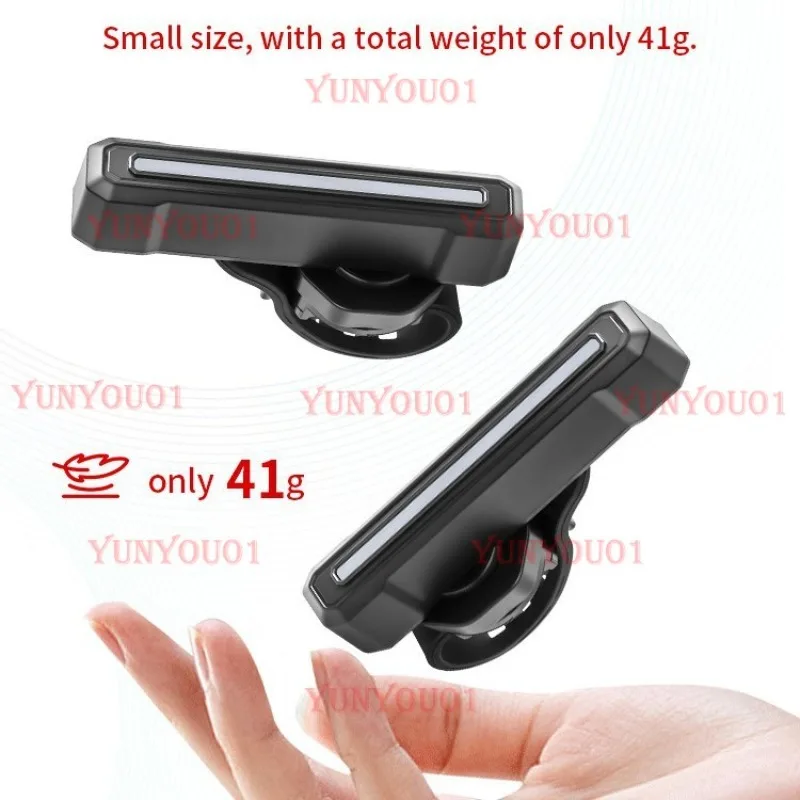 Cross-border New Intelligent Induction Tail Light, Colorful Night Cycling Tail Light USB Charging Warning