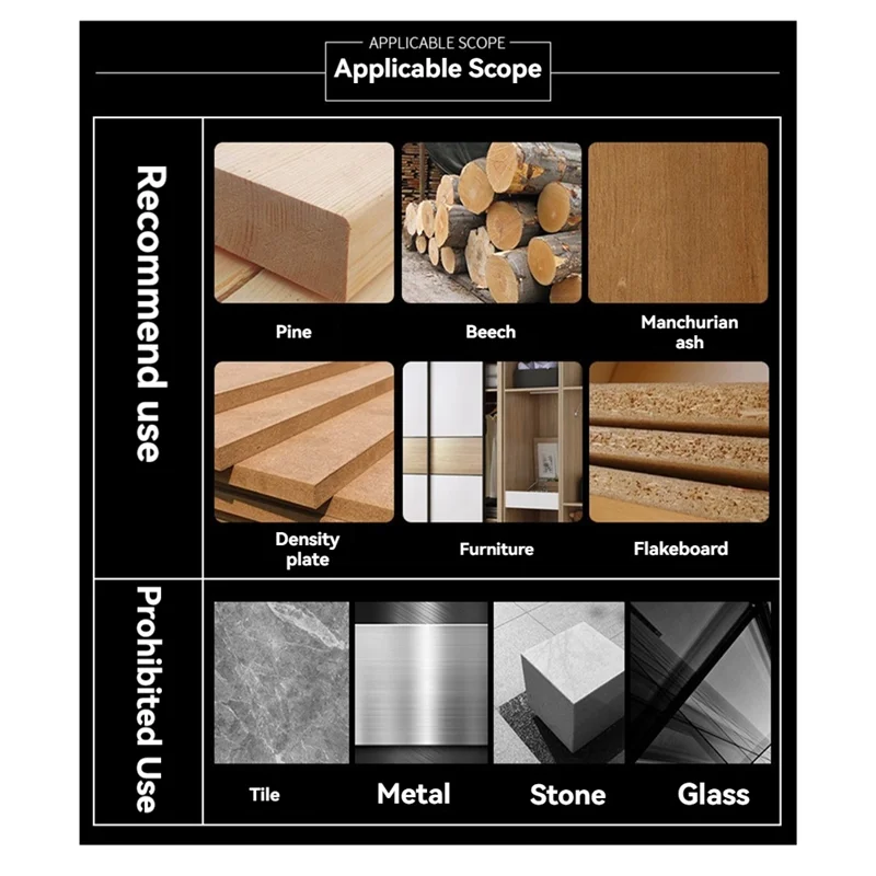 B50C Drill Bits 55Mm Woodworking Hinge Boring Drill Bit Self Centering Hole Saw For Wood/Plastics/Plywood Drilling Tools
