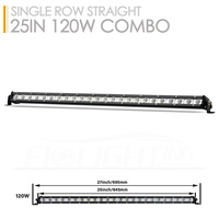 Single Row Super Bright 25Inch 120W LED Light Bar Offroad Combo 12V24V LED Beam For Truck 4x4 Boat SUV ATV Niva Auto Foglight