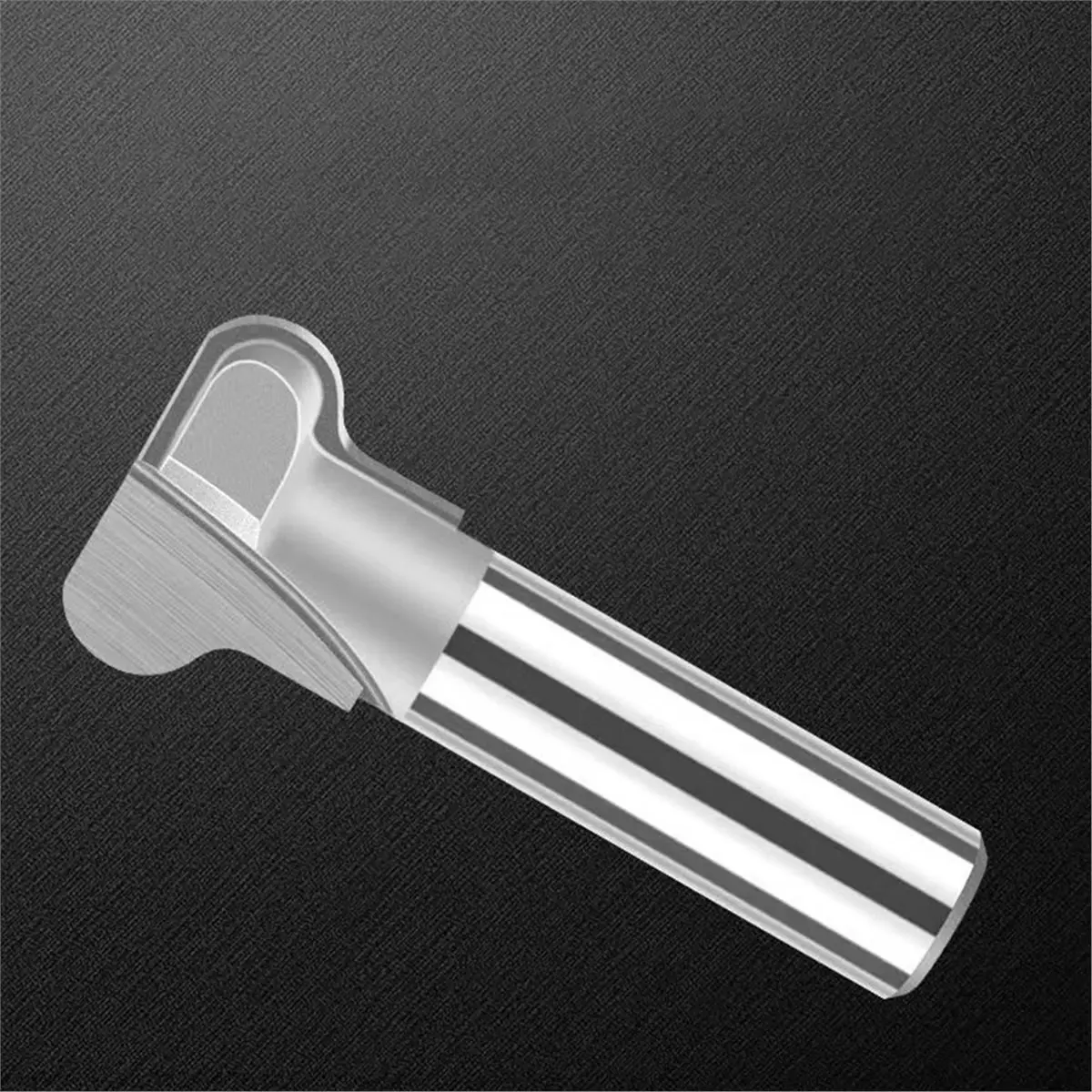 Faca de cabo de dois arcos, ferramenta de ranhura em arco, cabeça de fresa de madeira moldada de uma peça.