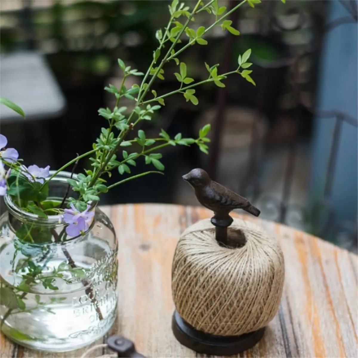 

Чугунная рама-шпуля, декор для швейной машинки в виде птицы, винтажные сувениры, для сада, двора, балкона