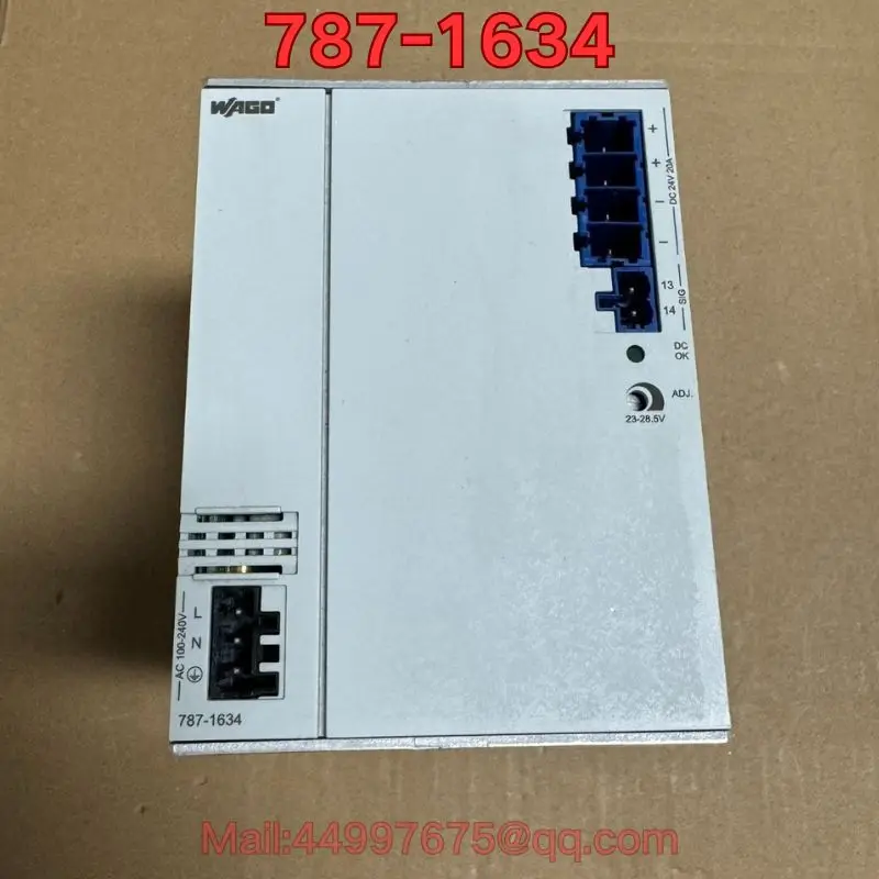 

The function test of the second-hand 787-1634 power module is normal.
