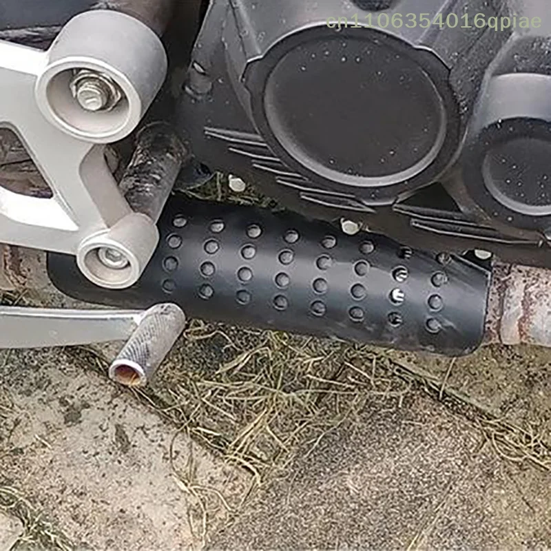 （Summer4）Universal Motorcycle Exhaust Pipe Heat Shield Cover Muffler Protector Guard Moto Accessories Fit For Motorcycle