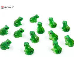 5/10Pcs Resin Mini Frogs Miniatures Tiny Figurines Fairy Garden Ornament Micro Landscape Resin Crafts DIY Craft Decoration