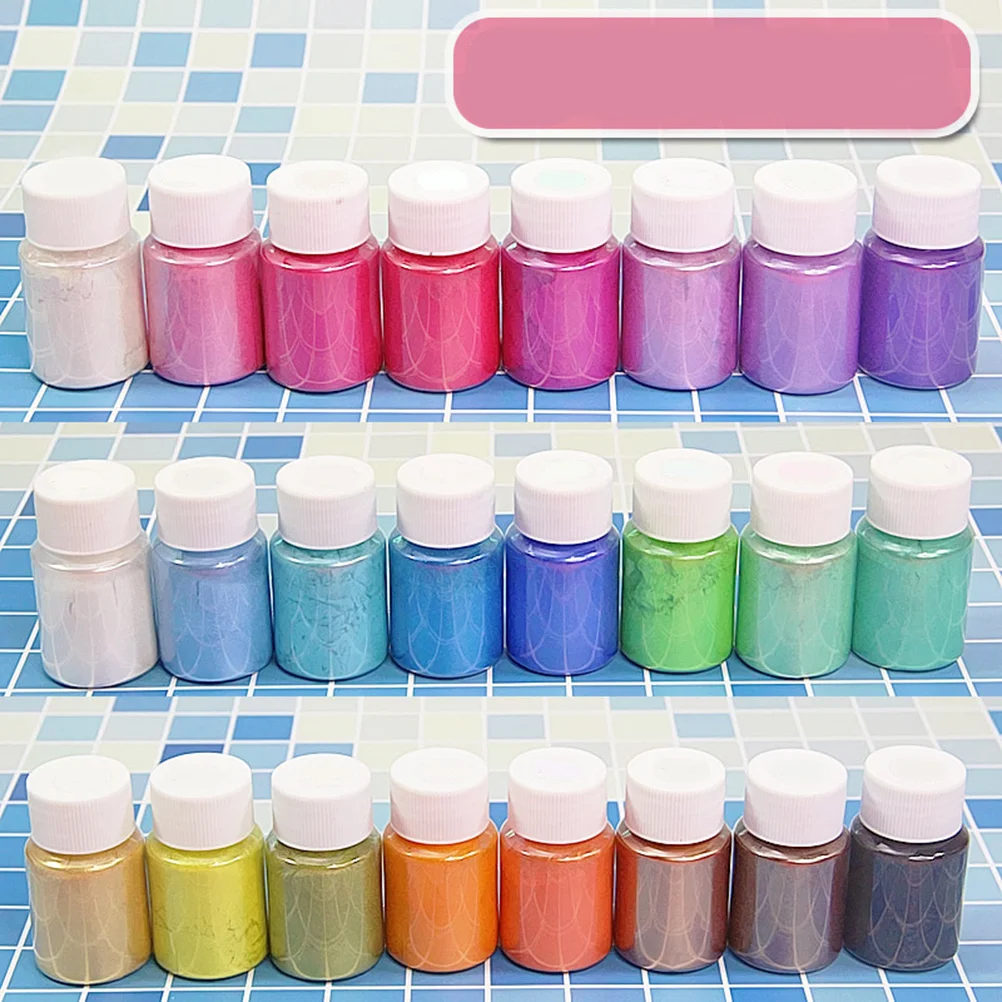 12 Stuks 10 G/Fles Mica Poeder Parel Pigment Set Voor Diy Zeep Maken Bad Nagel Kintsugi Ambachten handgemaakte