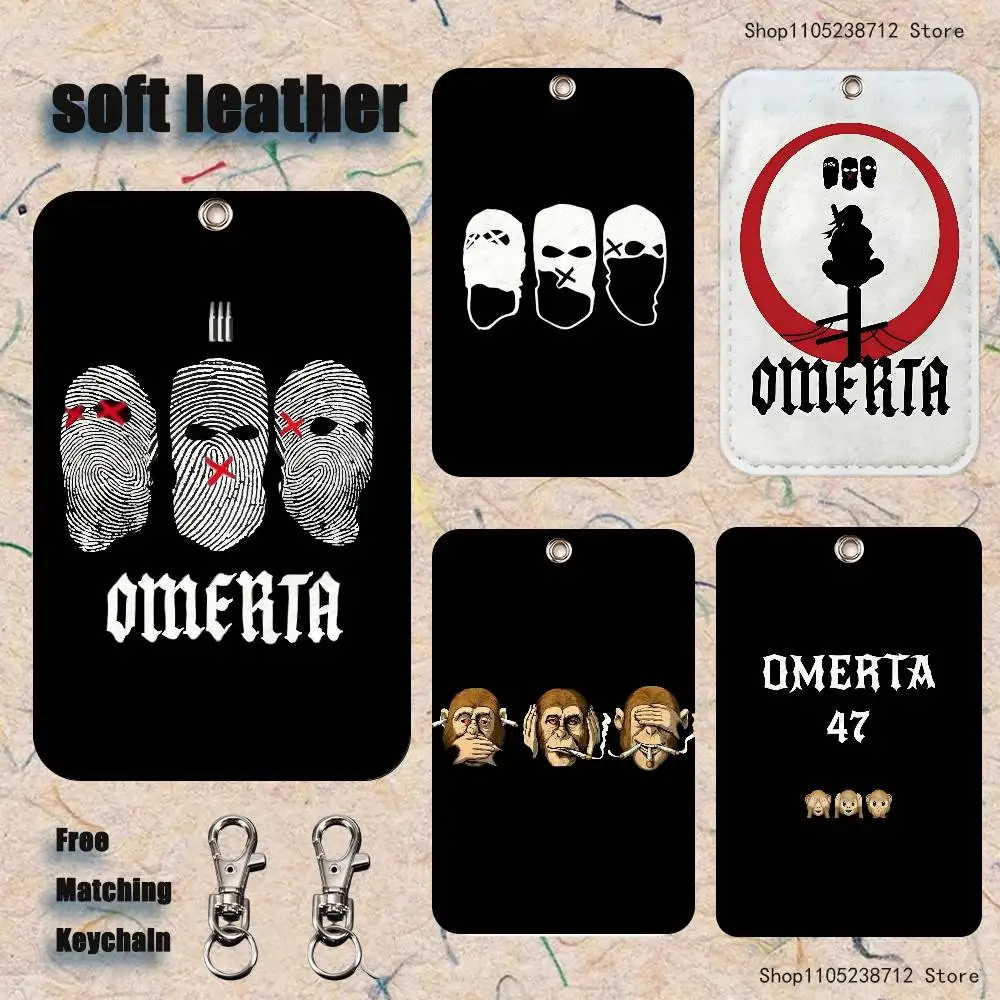 Omerta Maes 47 سلسلة مفاتيح بطاقة كرتونية أنيمي موضة قلادة حقيبة معرف بطاقة الباب حافظة بطاقة الحافلة لطيف الكبار