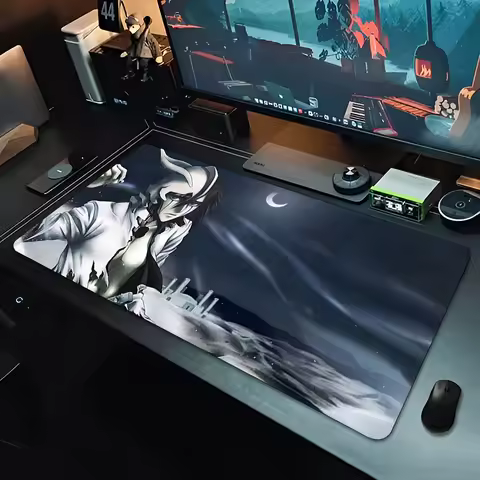 Bleach Ulquiorra Cifer Large Mousepad Rubber Gaming Mouse Mat Keyboard Carpet Mouse Pad Office Pc Deskmat Locking Edge Table Mat