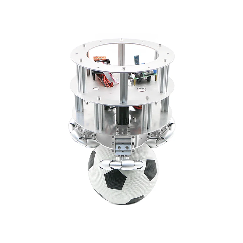 The ball balance robot supports secondary development parameter tuning, and is equipped with a wheel