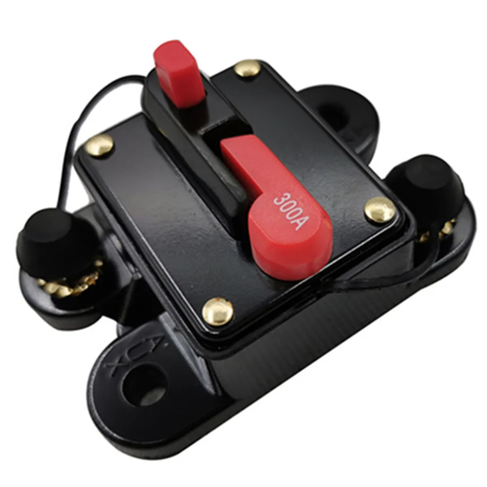 

Circuit Breaker 40A 60A 100A 150A 300A Manual Reset for Car Audio System Waterproof Marine Circuit Breaker Reset Fuse 12V-24V DC