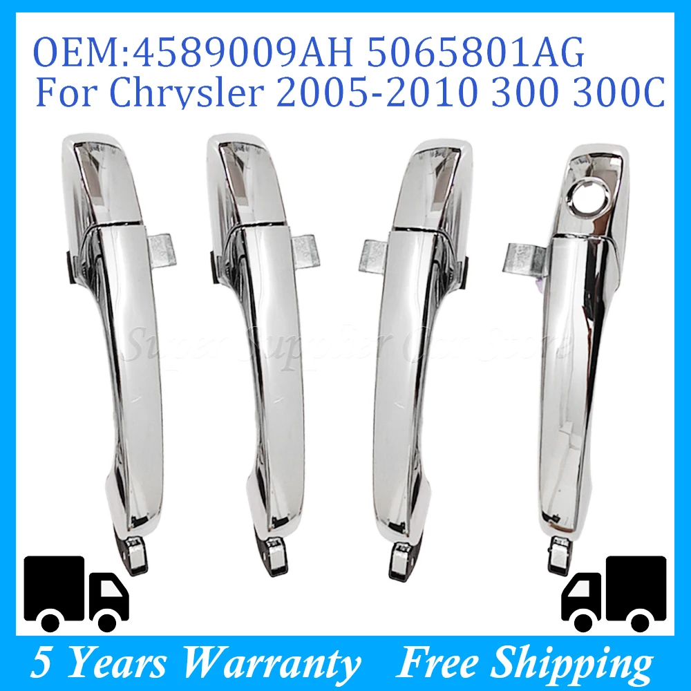 

Outer Front Rear Car Door Handle For Chrysler 300C 2005-2010 Dodge Magnum 2005-2008 Accessories 4589009AH 5065801AG 5065800AG