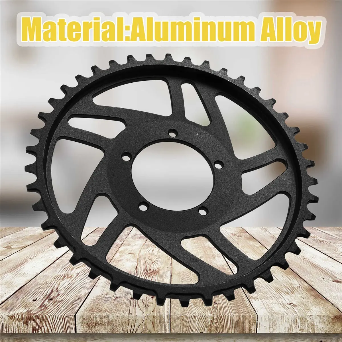 

(AD10) Звездочка цепной передачи для электровелосипеда 42T, вылет 18,5 мм, для среднеприводных двигателей BAFANG BBS01B BBS02B BBS01 BBS02, алюминиевый сплав