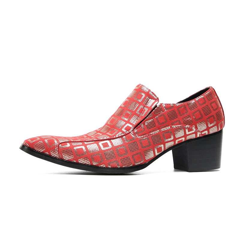 Herren-Slipper im italienischen Stil mit Krokodilmuster, hoher Absatzhöhe, aus echtem Leder, luxuriöse, formelle Schuhe für Geschäftstermine und festliche Anlässe. – Detail 17