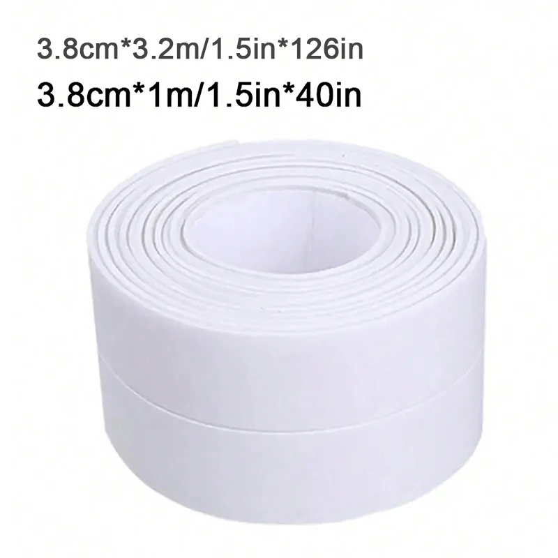 Waterproof Adhesive Tape Seam Sealing Strip For Household Kitchen Bathroom Toilet Gap Corner Wall