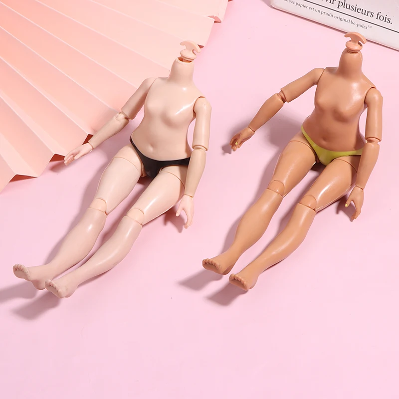 23cm 높이 빅 시스터 인형 몸체 1/6 관절 가동형 몸체 다크/라이트 브라운 피부 슬라임 인형 액세서리