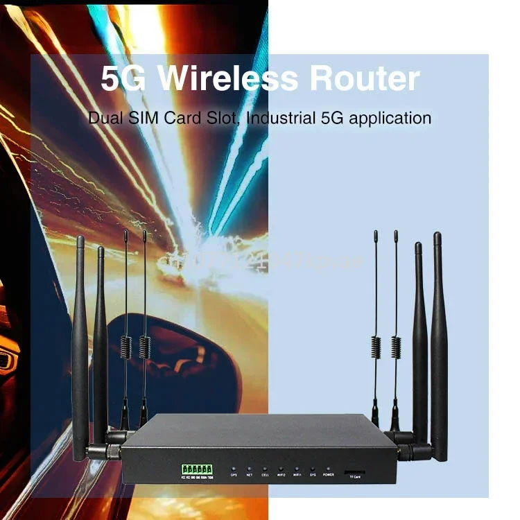 4g 5g Wifi Bonding Router Dual Sim Smart Routers for Industrial with 1WAN 4LAN RS485 RS232