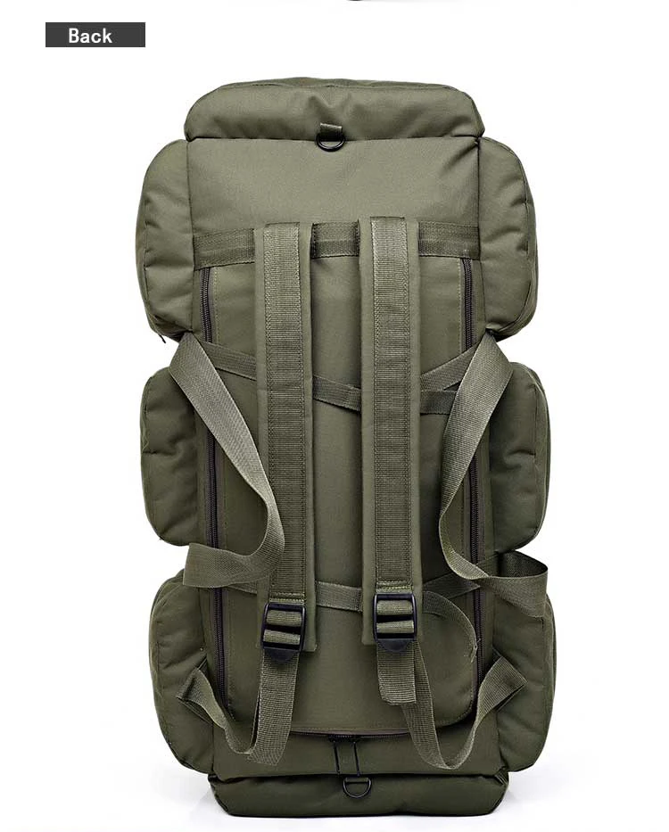 100L Camping-Rucksack, großer Reiserucksack für Herren, Outdoor-Schultertasche, Wander- und Trekking-Tasche, taktische Reisetasche, Weekender – Detail 5