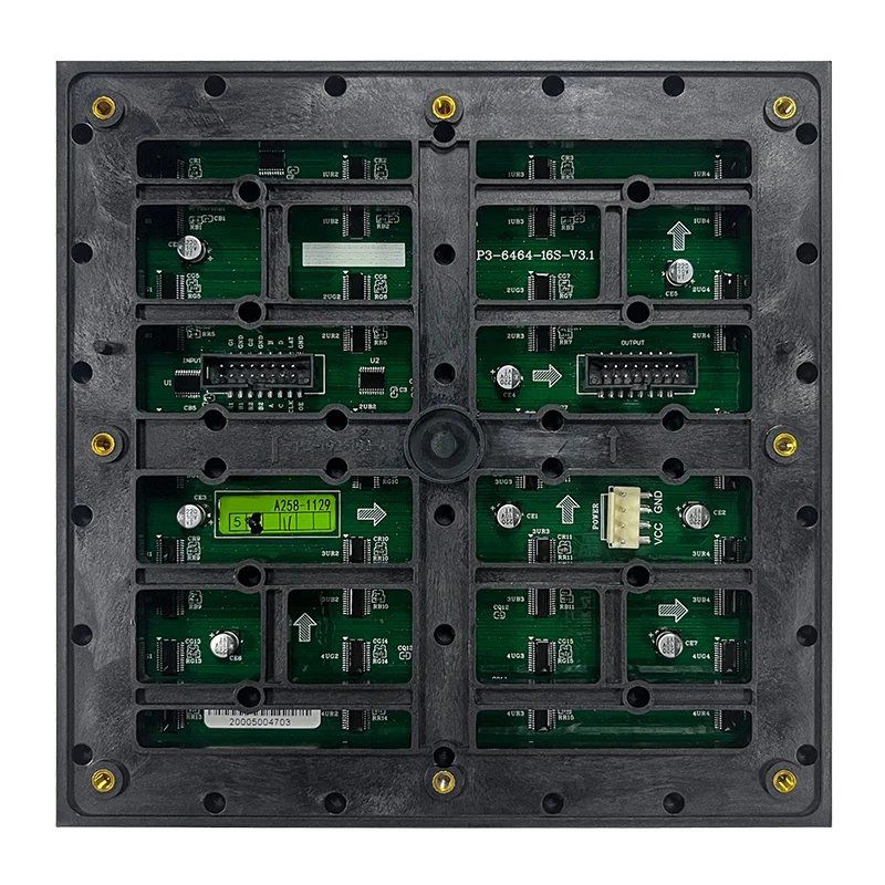 Panneau LED d'extérieur HD SMD P3, technologie de mur vidéo, document complet, RVB, 64x64 pixels, 192x192mm