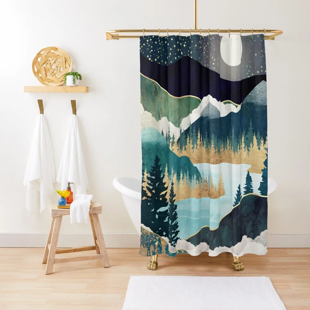 

Star Lake Shower Curtain Luxury Bathroom Curtain