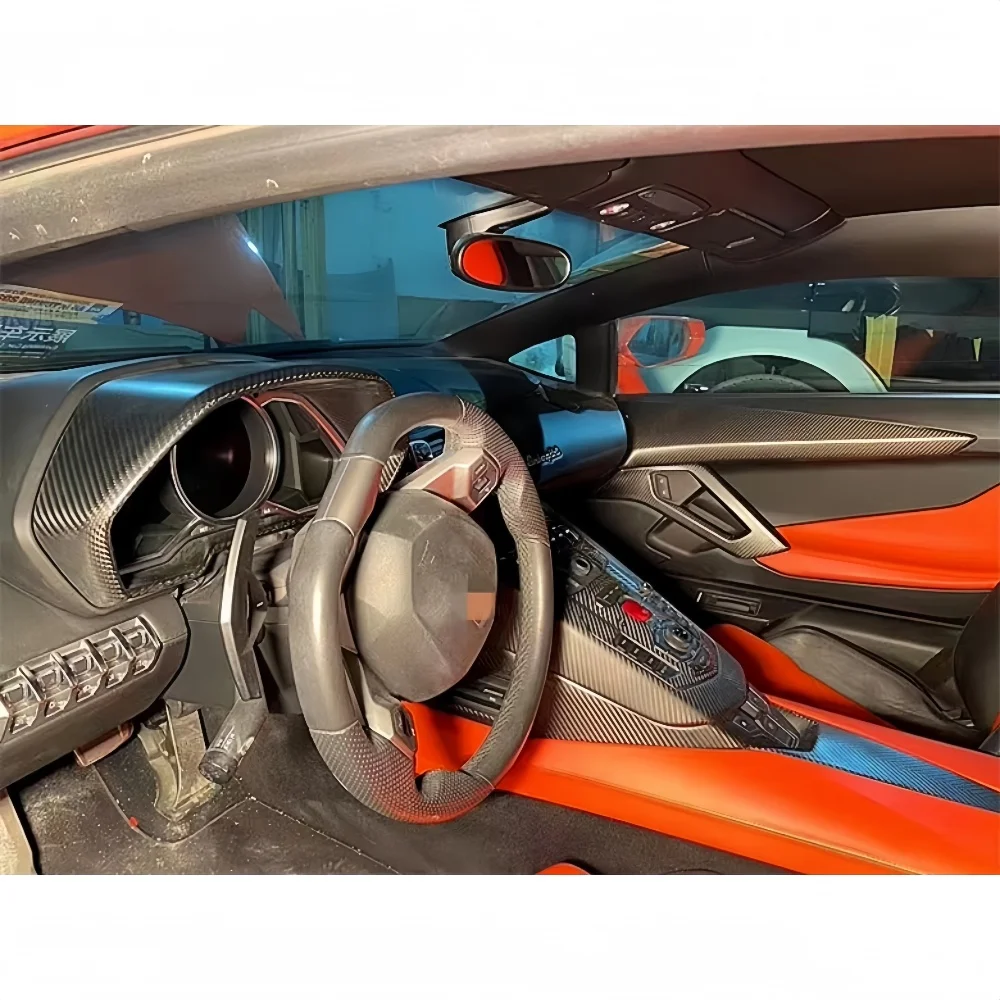 

Car Upgrade OEM Style Dry Carbon Fiber Interior Modification for Lamborghini Aventador LP700