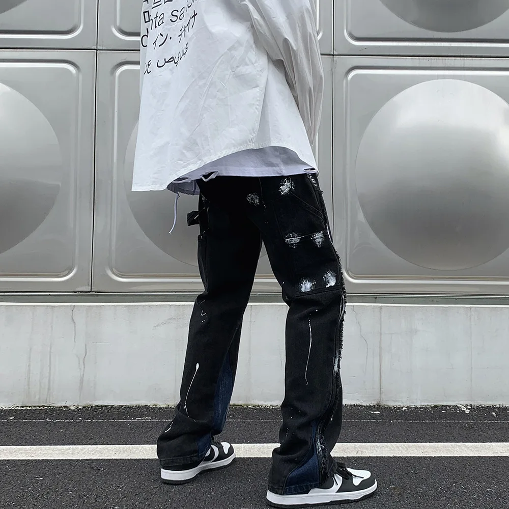 Hip Hop Jeans Casual Pants Streetwear Man Baggy Men Goth Trendyol Men's Street Wear Women's Trousers Straight Clothing