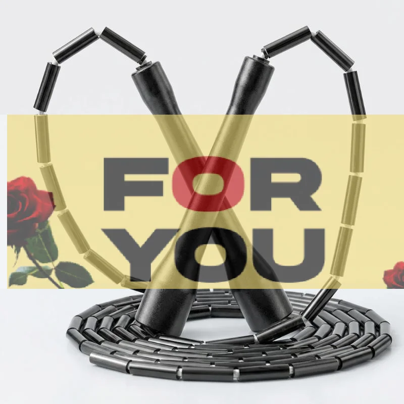 【OD】PE Beaded Segmented Jump Rope Bamboo Knot Fitness Rope For Student Adult Sports Training