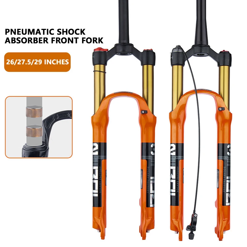 Jetshark mtb mountain bike 26 27.5 29 inch magnesium alloy aluminum  bicycle front suspension fork