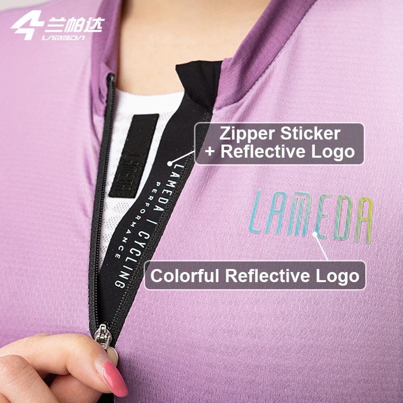 LAMEDA Breathable Lightweight Long Sleeve Cycling Top For Women Spring Quick Dry MTB Road Bike Outdoor Sportswear