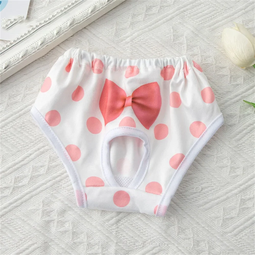 Dog Physiological Pants Pet Supplies Dog Menstrual Pants Pet Princess Panties Pet Diaper Dog Breathable Bow Dog Diapers