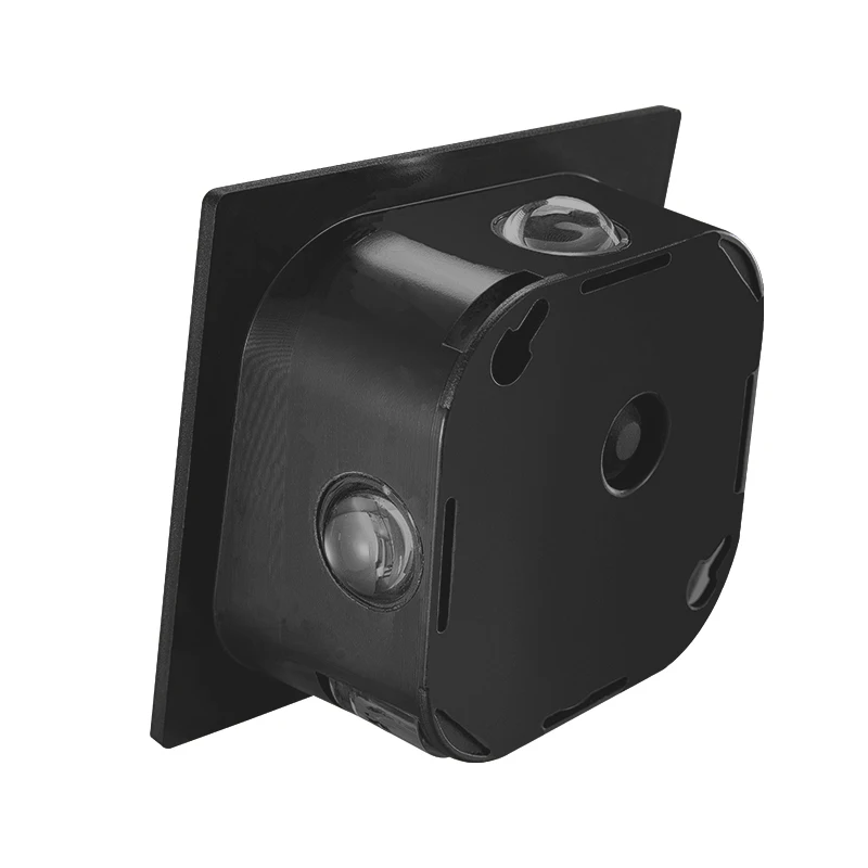 6LED Beads Solar Convex Mirror Up And Down Light 2-toned  Wall Lamps Waterproof Solar Powered