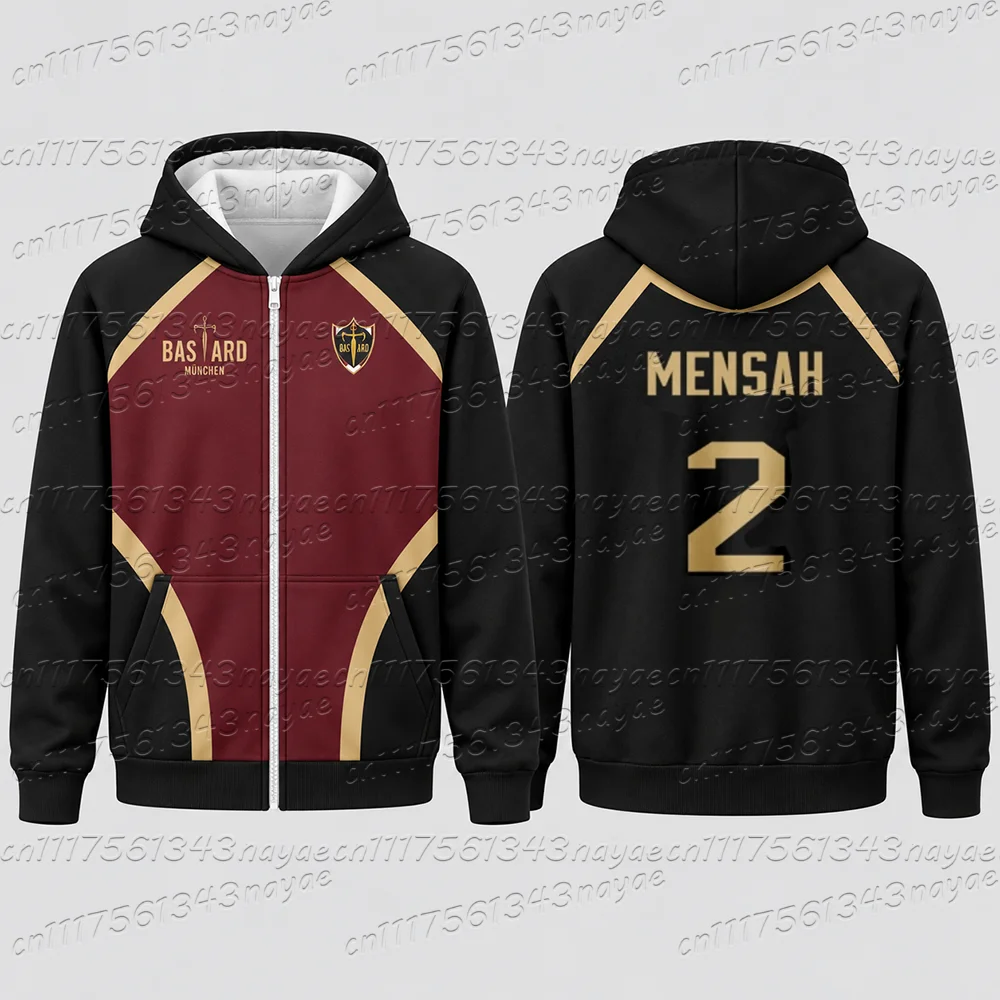 Japan Anime 3D Print Sports Quick-dry Breathable Men Zip-up hoodie Outdoor Football Jersey Harajuku Parent-child Long-sleeve Top