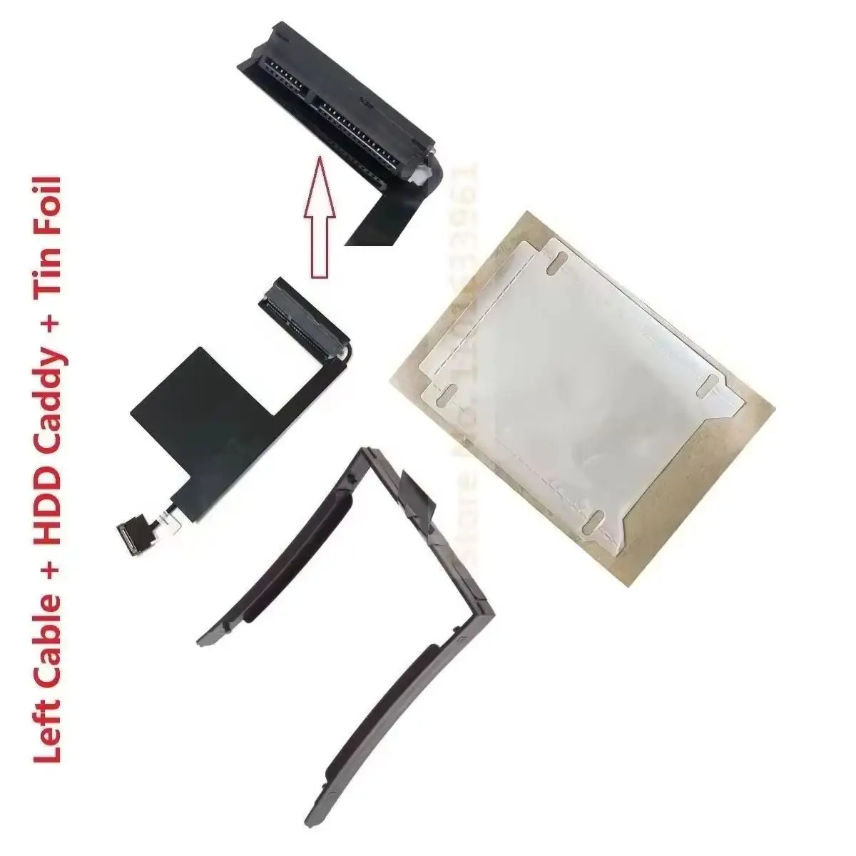 2.5 SATA HDD Hard Drive Left Right Cable Caddy Connector Frame M.2 SSD Bracket Holder Tray for Lenovo ThinkPad P50 P51 Series