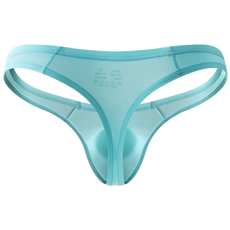 AIBC Pouch Underwear For Men Bulge Lift Ice Silk G String Seamless Ultra Thin For Sensual Wear And No Visible Panty Lines