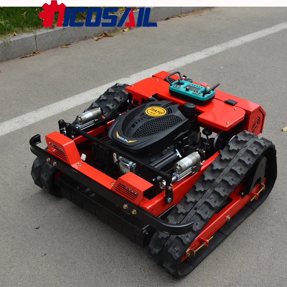 CE certified custom remote control mower 500mm cutting width Euro 5 emission standard lawn cutting machine