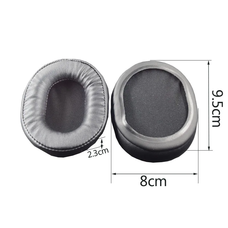 SHELKEE-almohadillas de repuesto para auriculares, almohadillas para SONY MDR-7506, V7, CD700, CD900, Audio-Technica, MDR-V6, ATH-MSR7, M40X, SX1