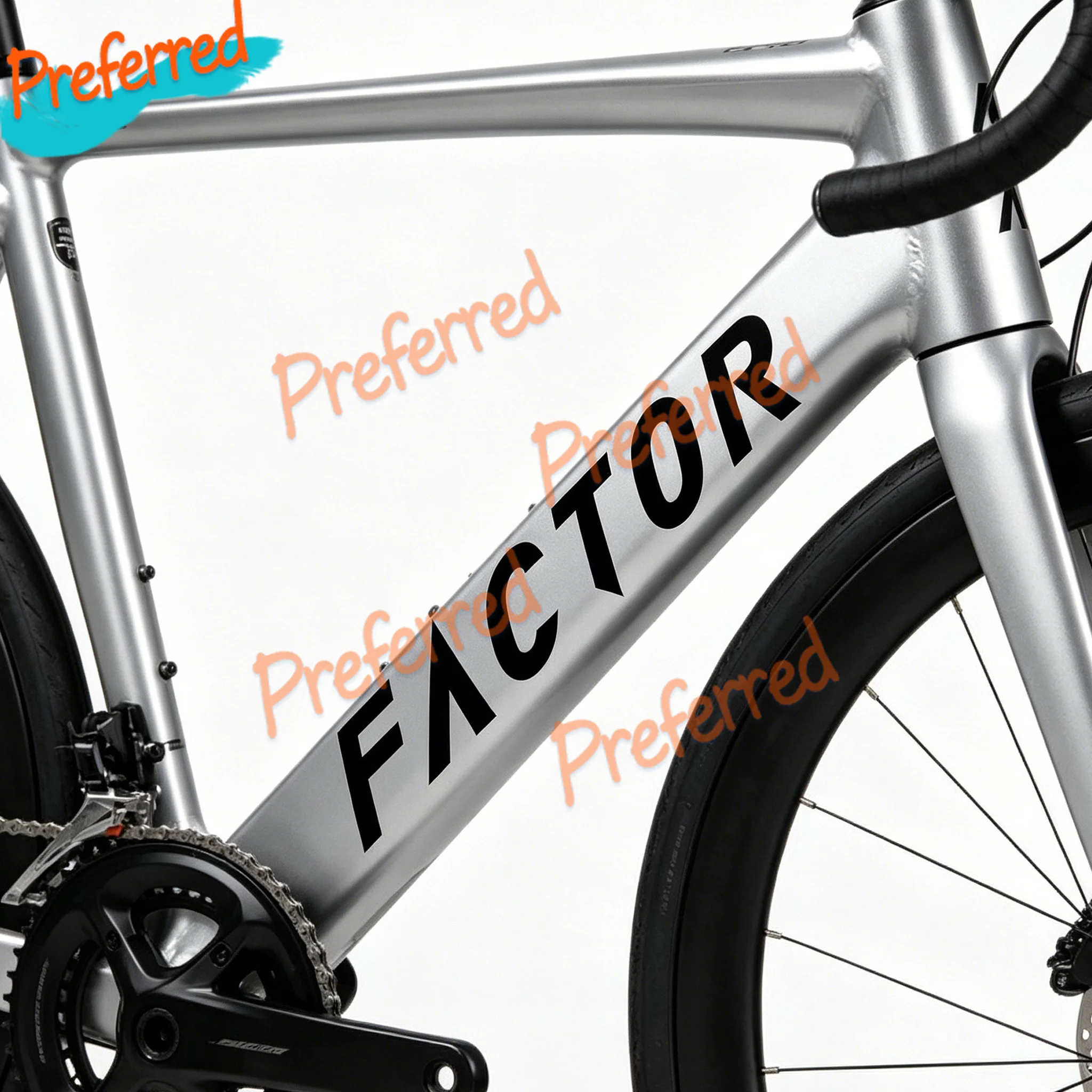 2x Pegatinas Vinilo JDM Factor Bike Decals Labels Die Cut Sticker Customizable in Any Sticker Size -No Background