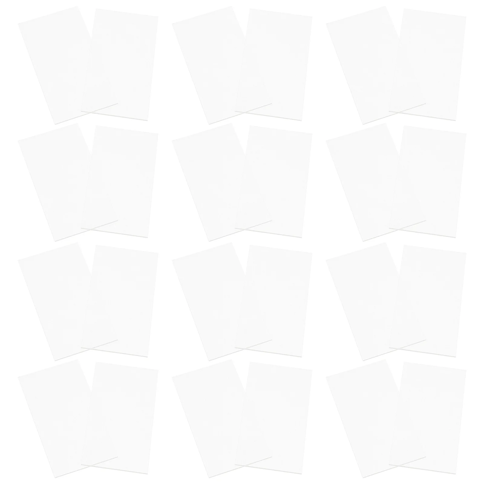 

20Pcs Acrylic Name Cards Blank Writable Rectangle Place Cards Table Seating Name Plates Wedding Party Signs Blank Acrylic Signs