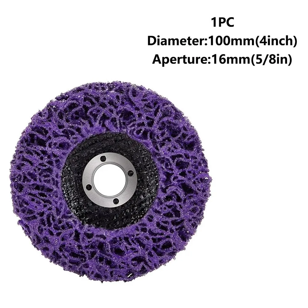 Durevole 100/115/125mm Disco di corallo Resistente rimozione della ruggine Pulito Poli Striscia Disco Smerigliatrice Striscia Disco per smerigliatrice angolare