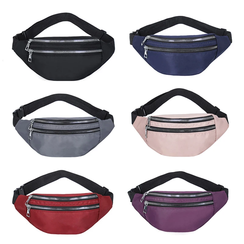 Bum Hip Kangaroo Fanny Waist Bag Pack Waterproof For Men Women Belt Pouch Belly Banana Male Ladies Sachet Mobile Sport Waistbag