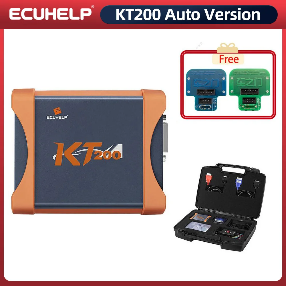 

ECUHELP KT200 ECU Programmer Auto Version OBD2 Read Write Car Truck via OBD / on Bench / in Boot Jtag in Suitcase