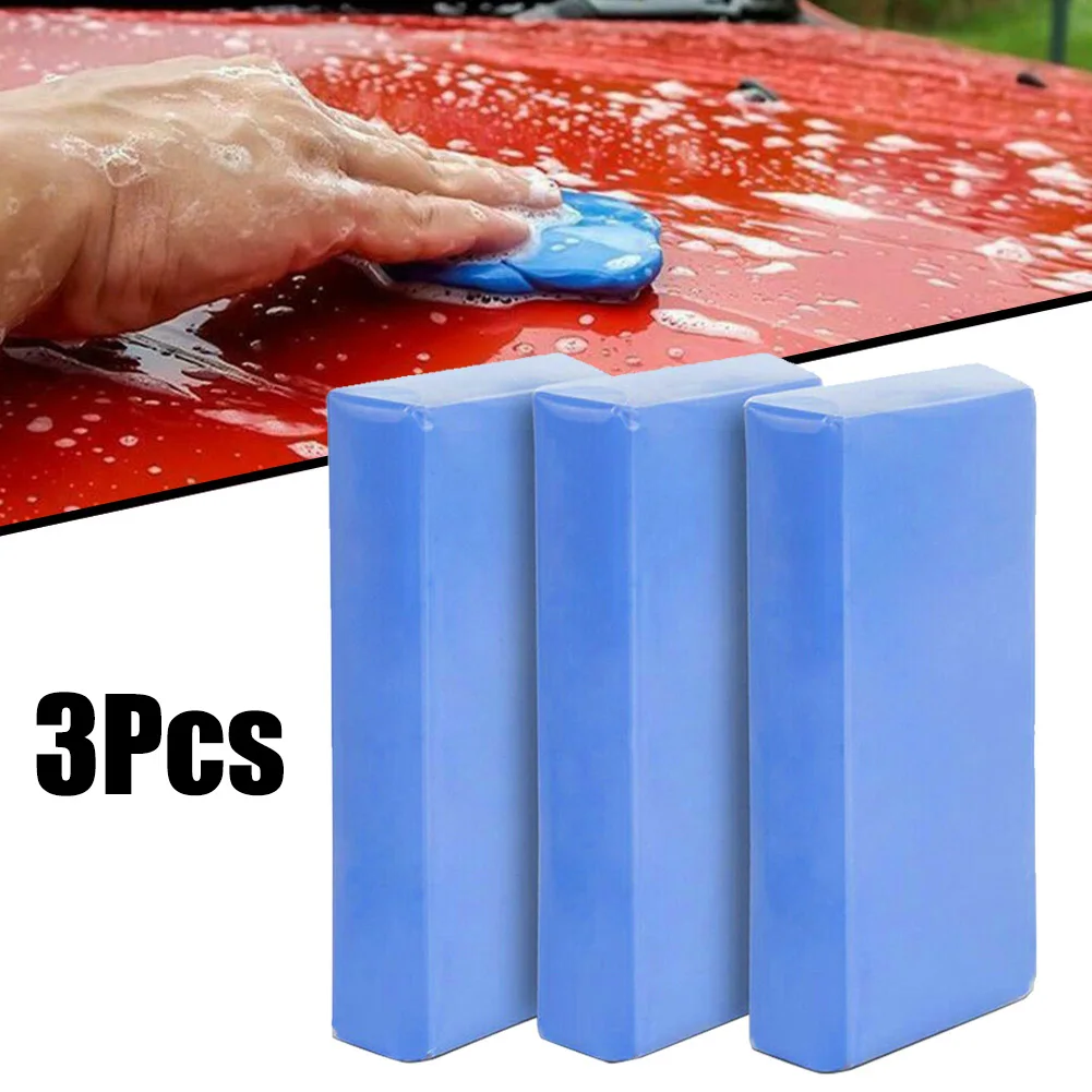 Car Detailing Clay Cleaning Bar Car Clean Wash Cleaner Car Waxing Polish Treatment Blue Car Wash Mud