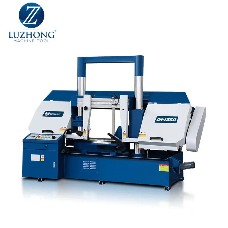 LUZHONG GH4240 Double Column Band Saw Machine Automatic Metal Cutting With Gear Core Components Economical Option