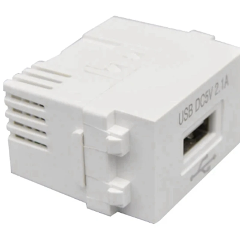 New-6X โทรศัพท์ชาร์จแผงโมดูล USB 220V ซ็อกเก็ต 5V 2.1A USB ชาร์จซ็อกเก็ต Switching ADAPTER