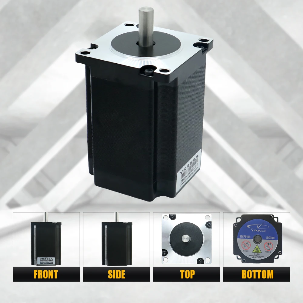 HLTNC YAKO Three-phase 57 Nema23 1.5NM 5.8A 8 mm Axle Diameter YK368A Stepper Motor Original Genuine  for Cnc Router