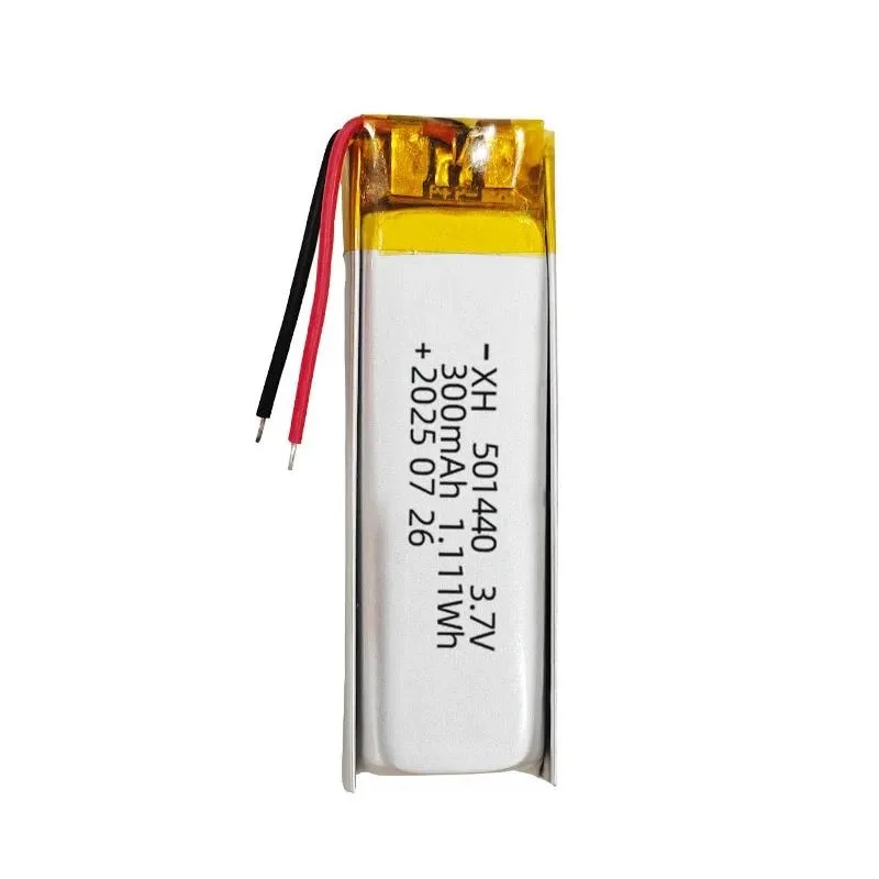 50pcs Customized 3.7V Polymer Lithium Battery Large Capacity Small Rechargeable Battery for Bluetooth Headset Driving Recorder