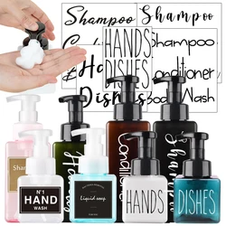250/450/650ml Foaming Soap Dispenser Hands Dishes Press Foam Pump Bottle Square Refillable Lotion Dispenser Empty Bottle