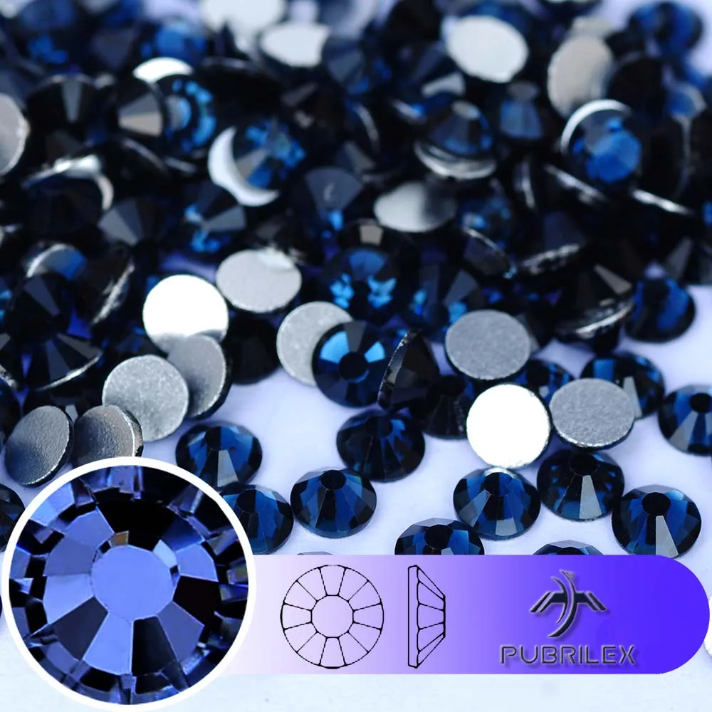 Montana 3D Nail Art Rhinestones ss3 ss4 ss5 ss6 ss8 ss10 ss12 ss16 ss20 ss30 Crystal Nail Non Hot Fix Strass Garment Decorations