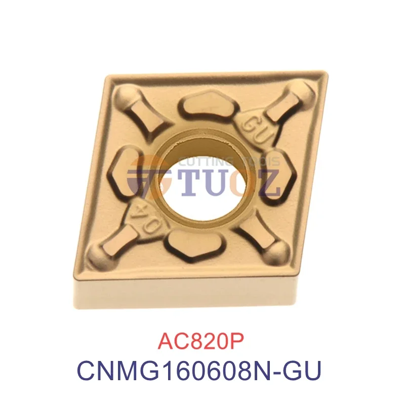 CNMG160608N-GU AC820P 100% оригинальные карбидные вставки CNMG 160608 160608N-GU токарные инструменты с ЧПУ, Токарный резак