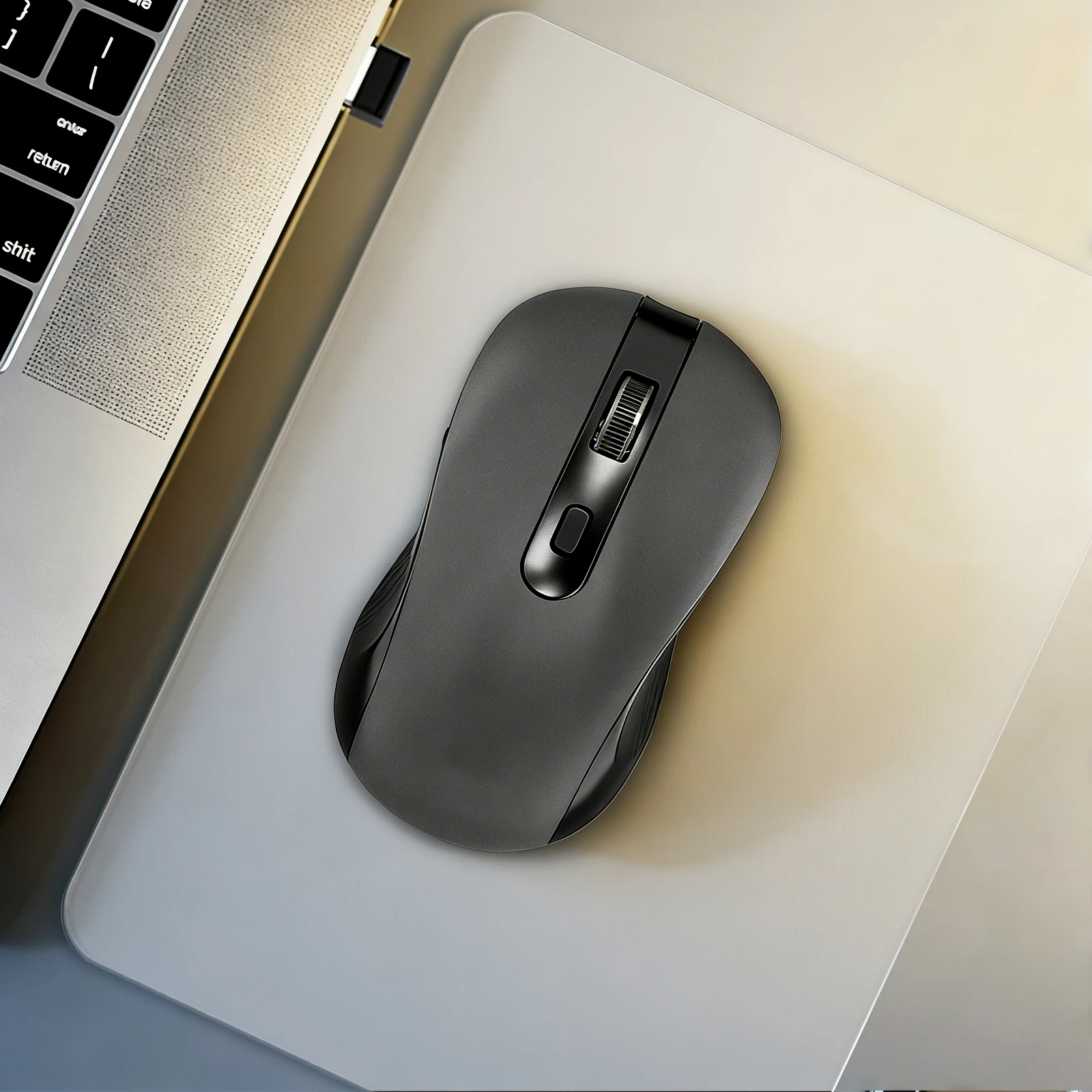 

Premium Glass Mouse Pad Clear Smooth Non-Slip Large Format Desk Mat for Gaming Working Coffee Table Decorative Cover Function