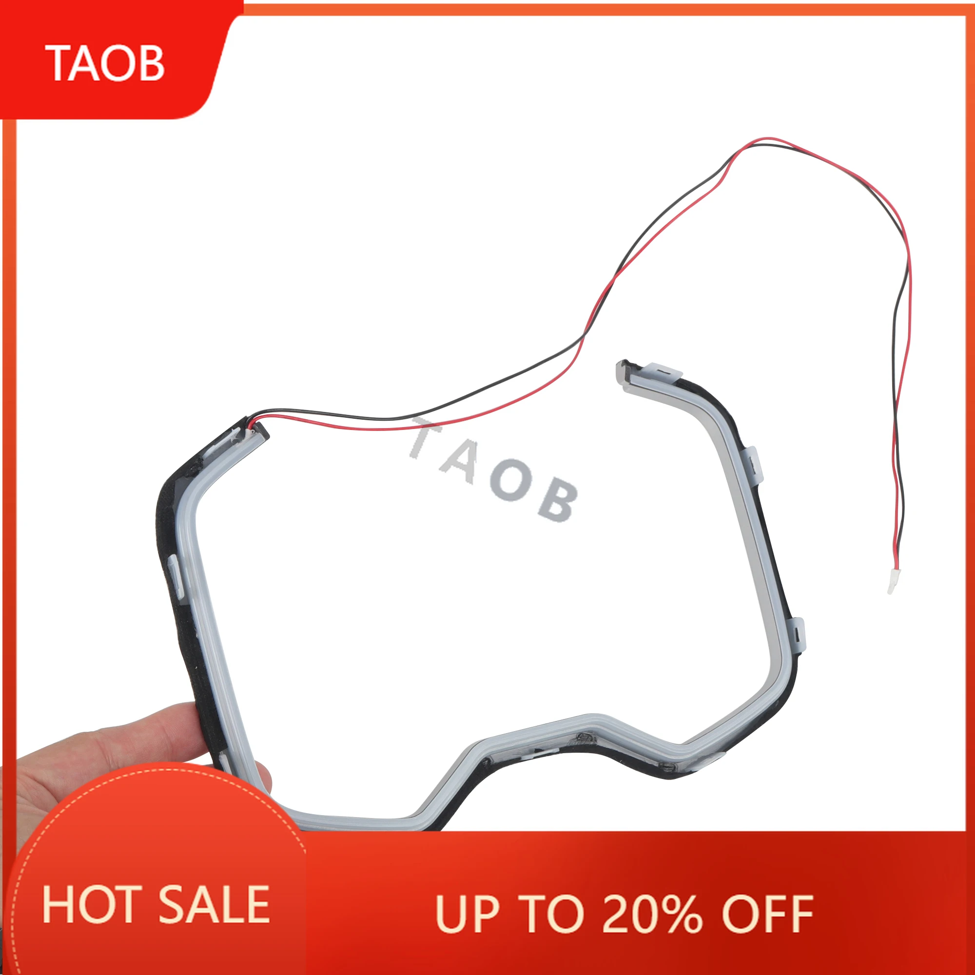 New High Quality Car Accessories For Toyota RAV4 2019-2024 ABS Center Console LED Interior Water Cup Holder Light Decoration Cov